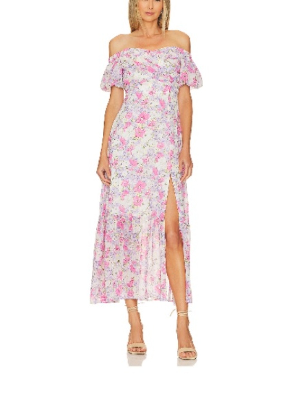 Valora dress in pink floral - ASTR the label